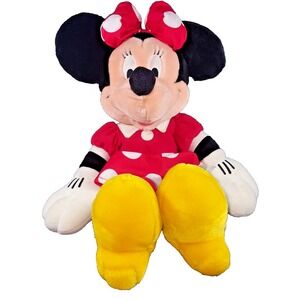 Walt Disney World Minnie Mouse Plush 18" Stuffed Animal Toy Disney Store Plushie